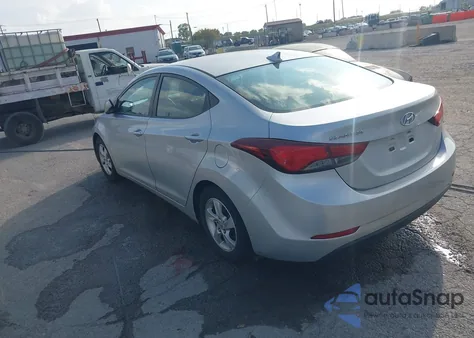 2014 Hyundai Elantra Se из США, поврежденный, VIN 5NPDH4AEXEH523242